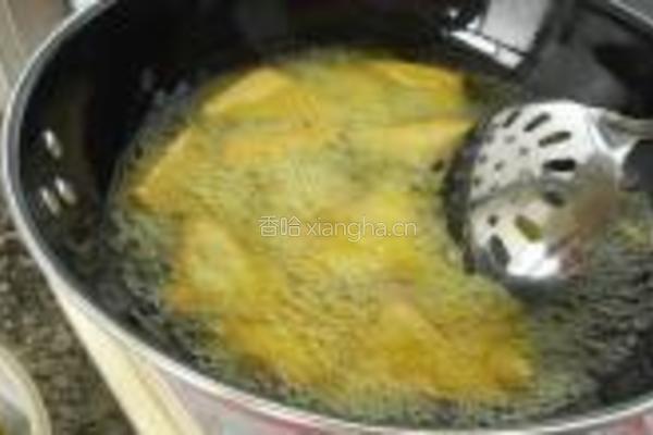 鱼香豆腐夹的做法图解3