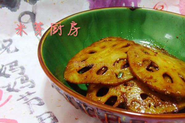 凉拌辣椒藕