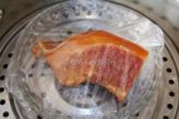 小炒湖南腊肉的做法图解2
