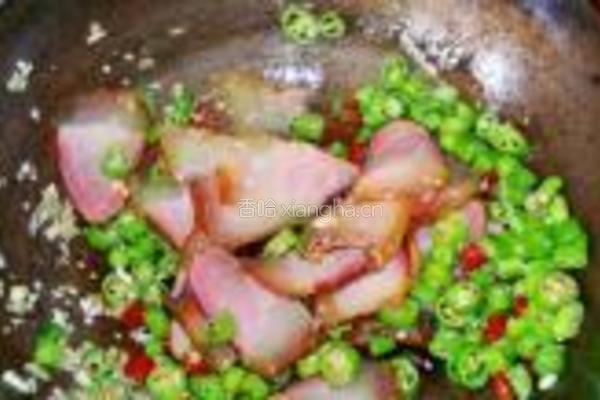 小炒湖南腊肉的做法图解7