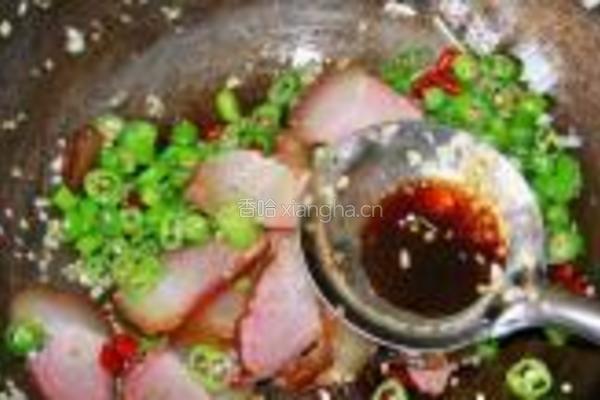 小炒湖南腊肉的做法图解8