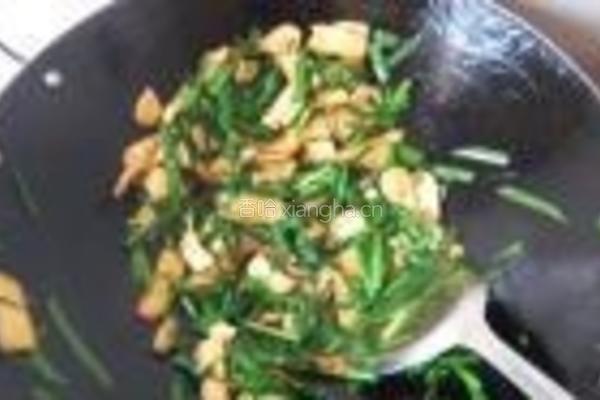 韭菜炒香干的做法图解7