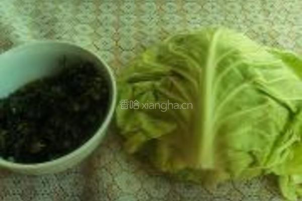 包菜茴香卷的做法图解1