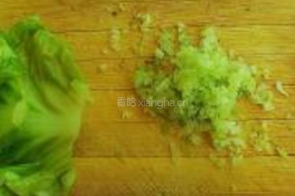 包菜茴香卷的做法图解3