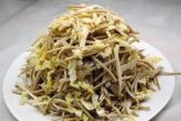 凉拌白菜豆腐丝的做法图解6
