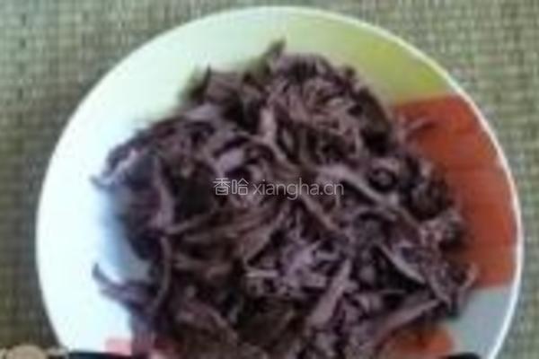 凉拌猪心的做法图解4