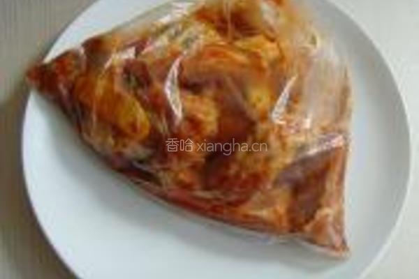 红酒蒜香烤猪排的做法图解7