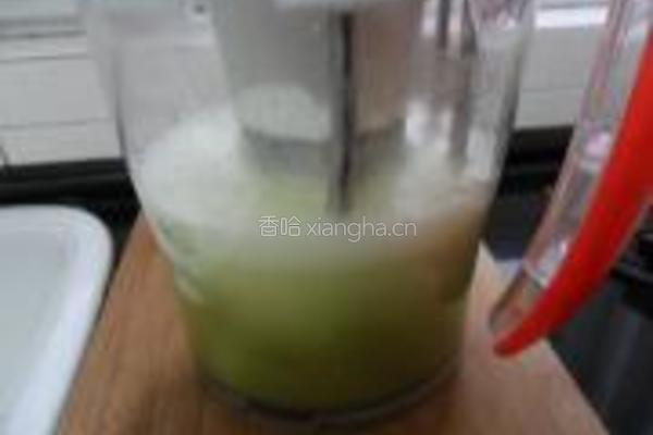 绿茶黄瓜米糊的做法图解7
