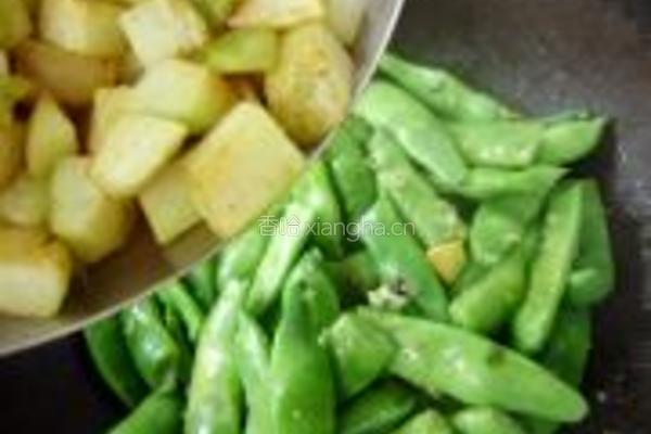 玉米粒土豆烧豆角的做法图解7