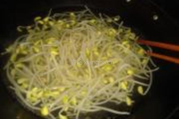 凉拌黄豆芽的做法图解11