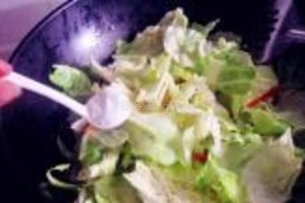手撕包菜的做法图解6