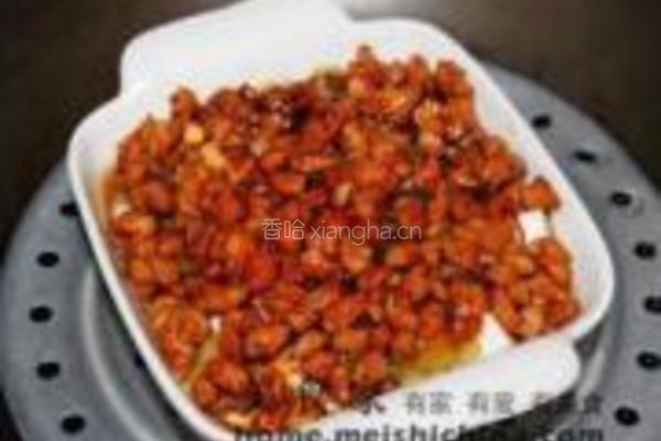 肉末蒸豆腐的做法图解12