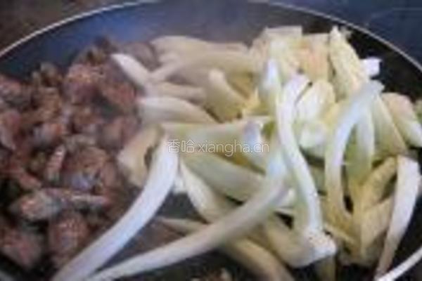 茴香头炒羊肩肉的做法图解6