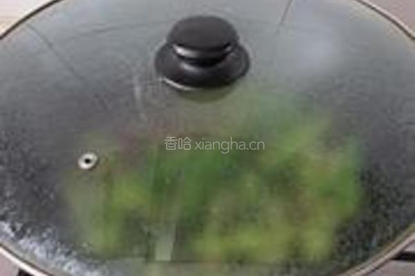 蒜苔烧蚕豆米的做法图解6