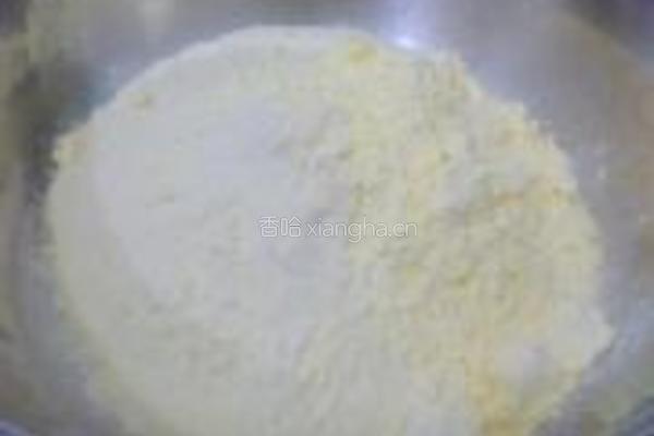 香煎黄米豆沙饼的做法图解1