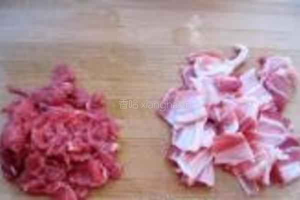 农家小炒肉的做法图解1