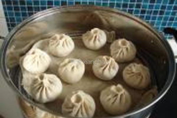 黄须菜猪肉包的做法图解16