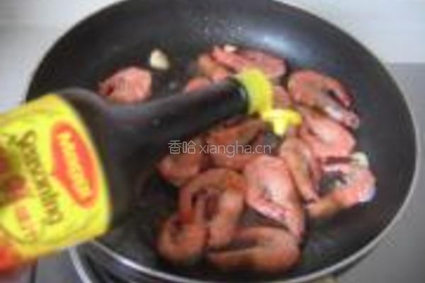 头抽煎大虾的做法图解6