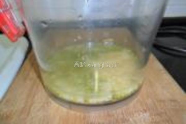 绿豆薄荷米糊的做法图解5
