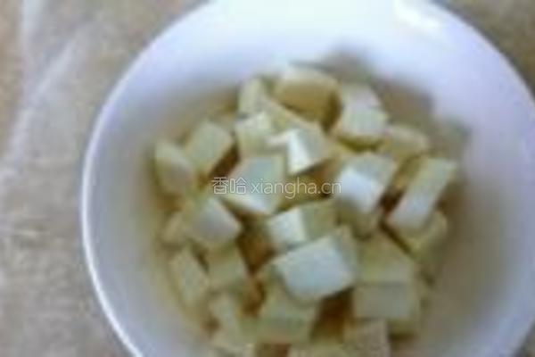 黄豆瓣豆腐羹的做法图解3