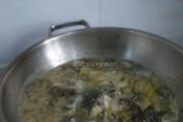 草头酸汤鱼的做法图解3