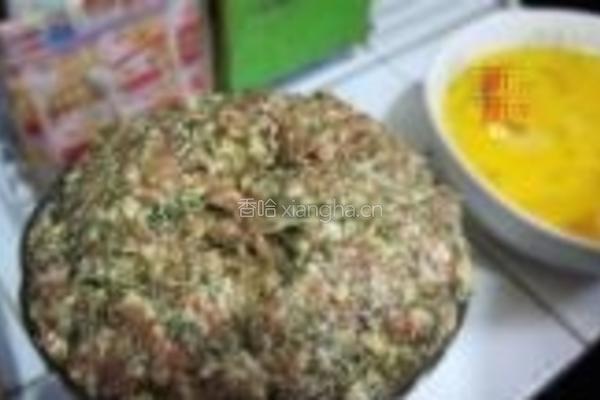荠菜蛋饺的做法图解1