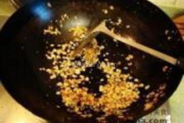 麦片炒大虾的做法图解4