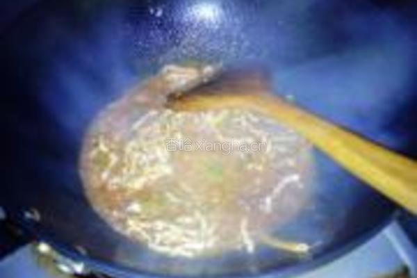 萝卜丝炒肉的做法图解5