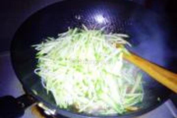 萝卜丝炒肉的做法图解6