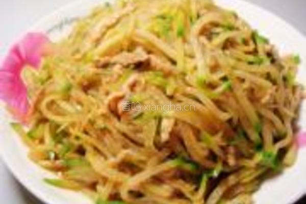 萝卜丝炒肉的做法图解8