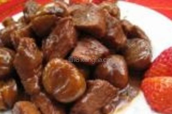 牛肉烧板栗的做法图解5