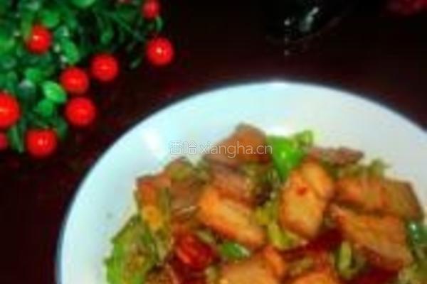 咸豆角炒腊肉的做法图解11