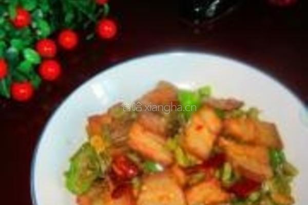 咸豆角炒腊肉的做法图解10