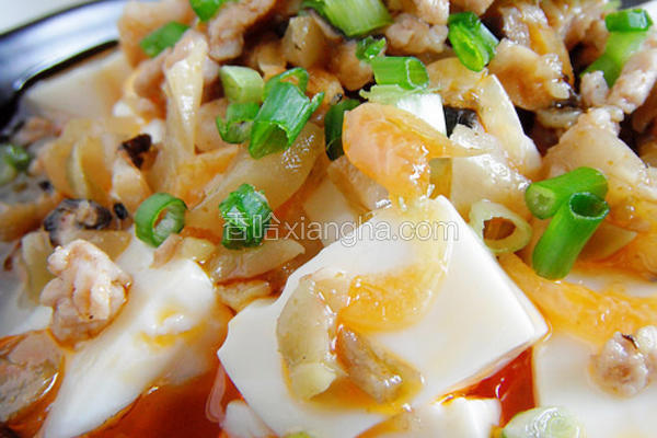榨菜豆花