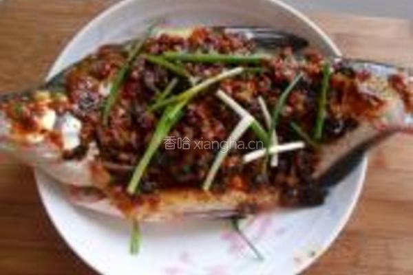 豉香辣酱蒸鳊鱼的做法图解8