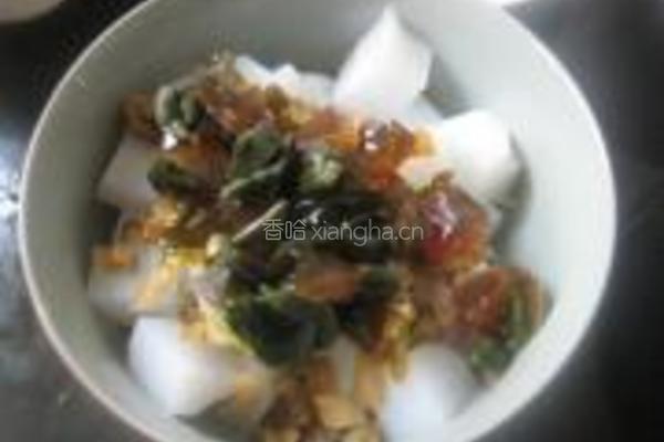 皮蛋榨菜拌凉粉的做法图解4