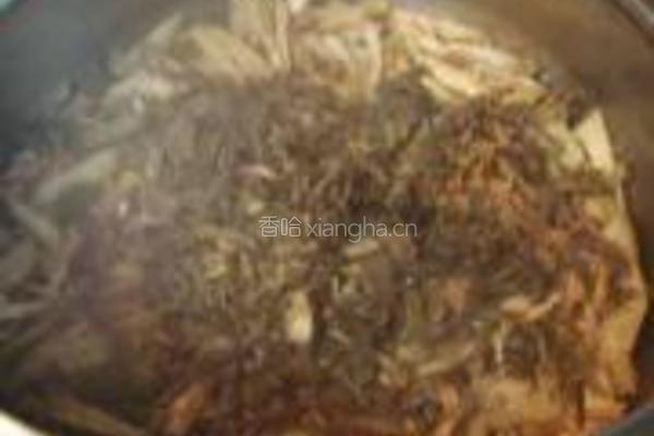 清炒紫香菜的做法图解5