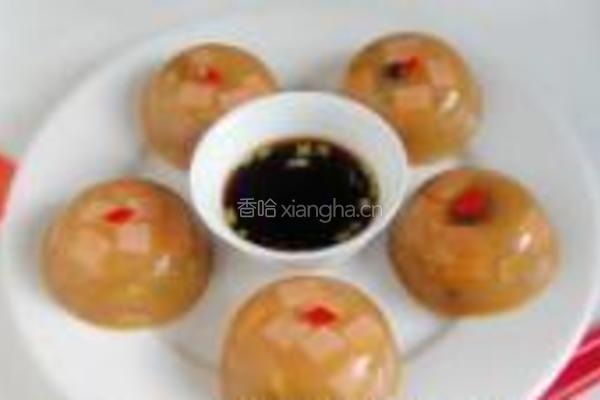松花火腿皮冻的做法图解12
