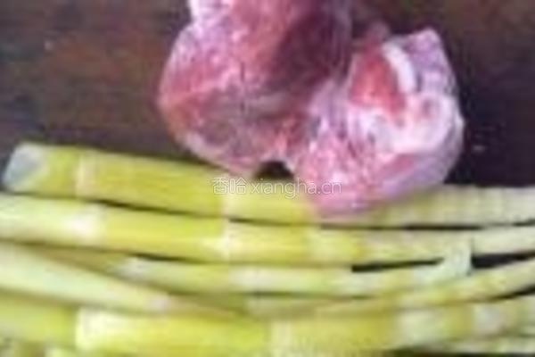 瘦肉炒竹笋的做法图解1