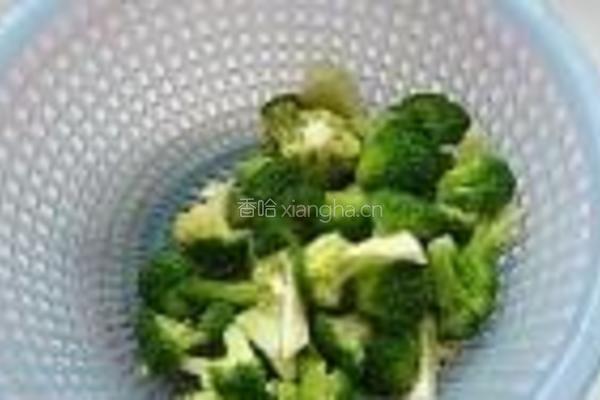 西兰花烧肉圆的做法图解3