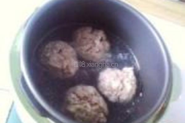 清炖狮子头的做法图解10