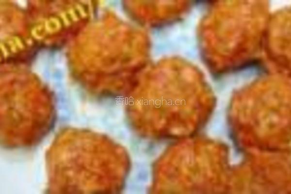米粉蒸肉丸的做法图解4