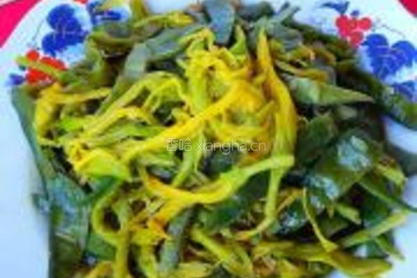黄花菜烧扁豆的做法图解10