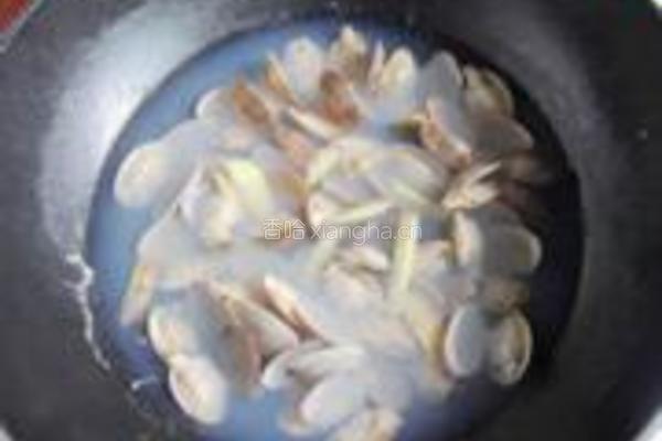 白灼花蛤的做法图解4