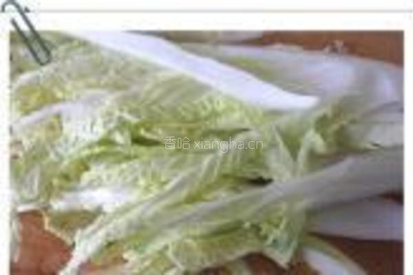 虾炒娃娃菜的做法图解2