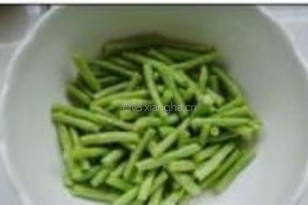 酱拌豆角的做法图解4