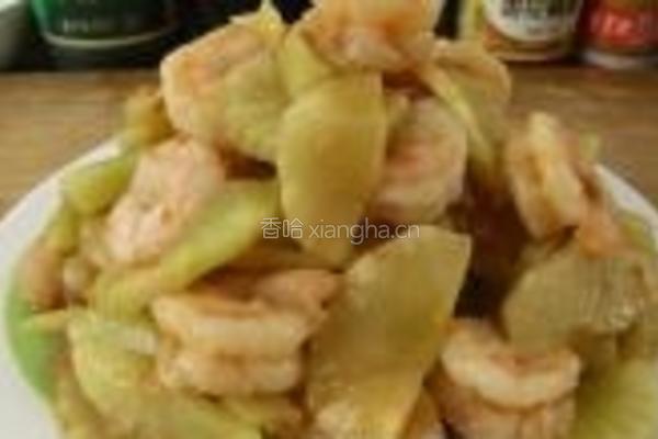虾仁麻酱莴笋的做法图解9