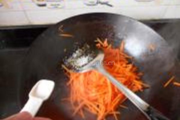 酸辣胡萝卜丝的做法图解9