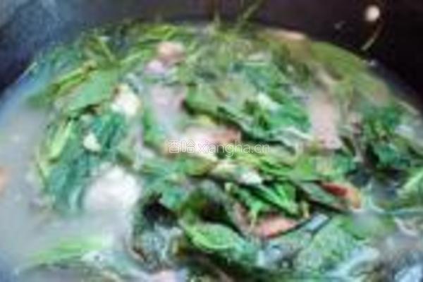 蚕豆煮枇杷叶的做法图解8