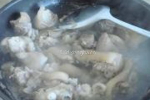 猪手扒海参的做法图解5